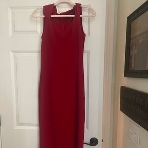 Long Red Formal Gown